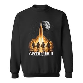 Artemis Launch To The Moon Astronaut Explorer Sweatshirt - Thegiftio