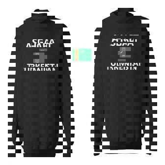 Ashgabat Turkmenistan Flag City Tank Top Sweatshirt Unisex | Mazezy