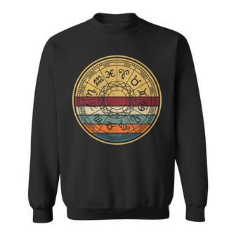 Astrologie Retro Horoscope Astrologiqueintage Zodiaque Sweater e - Cadeauxyz