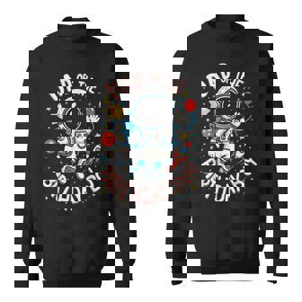 Astronaut Dad Of The Birthday Boy Planets Space Galaxy Sweatshirt Unisex | Mazezy