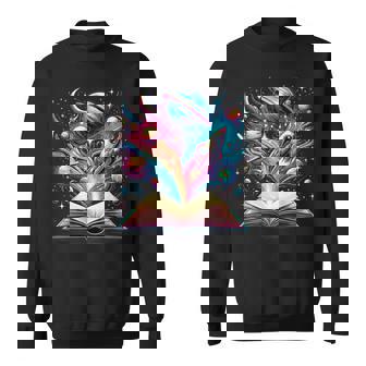 Astronomy Space Lover Books Bookworm Sweatshirt | Seseable FR