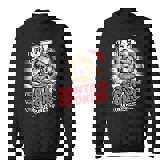 I Ate Santas Cookies Xmas Puppy Christmas Pekingese Sweatshirt - Monsterry