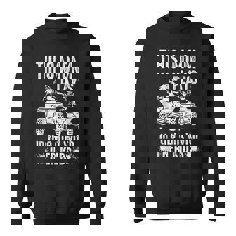 ATV Four Wheeler Mom Plays In Dirt With Her Kids Fun Tank Top Sweatshirt Unisex | Mazezy