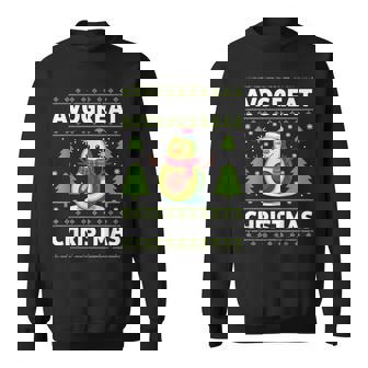 AVOGREAT Christmas Avocado Humor For Food Lovers Holiday Sweatshirt Unisex | Mazezy