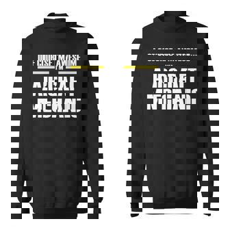 Awesome Aircraft Mechanic Sweatshirt Unisex | Mazezy