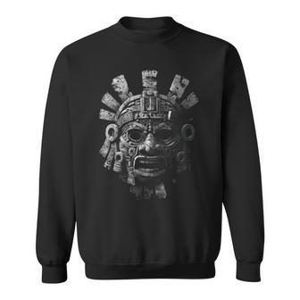 Aztec God Aztec Culture Mayan Indigenous Tlaloc Statue Sweatshirt - Thegiftio UK