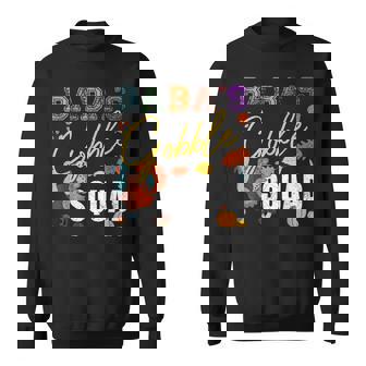 Baba's Gobble Squad Thanksgiving Fun Grandma Grandkids Sweatshirt Unisex | Mazezy