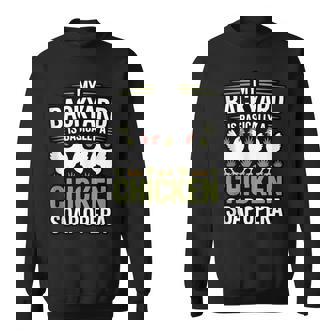 My Backyard A Chicken Soap Opera Humor Hen Farmer Tank Top Sweatshirt Unisex | Mazezy