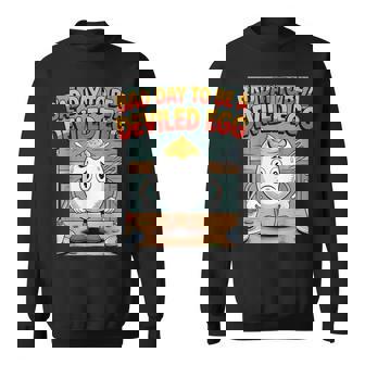 Bad Day To Be A Deviled Egg Joke Food Lover Sweatshirt Unisex | Mazezy