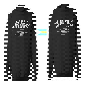 Bahamas Est 1973 Bahamian Flag Independence Day Sweatshirt Unisex | Mazezy