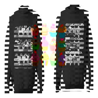 Baking Delicious Cupcake Graphics Baker Pastry Sweatshirt Unisex | Mazezy