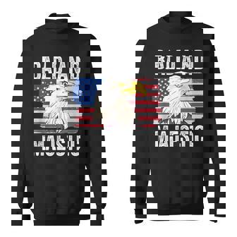 Bald And Majestic 4Th Of July Independence Day Bald Eagle Sweatshirt - Monsterry