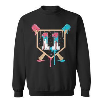 Baseball 11 Year Old Ice Cream Drip 11Th Birthday Boy Player Sweatshirt - Thegiftio UK