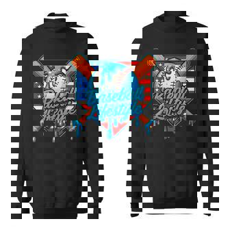 Baseball Lifestyle Apparel Youth Baseball Drip Ice Cream Sweatshirt - Thegiftio