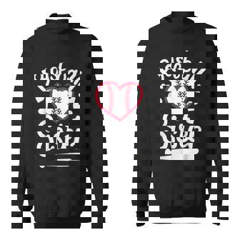 Baseballister At Heart プレイヤーズシスター、ベースボールシス スウェットシャツ - Kawaiitshirt
