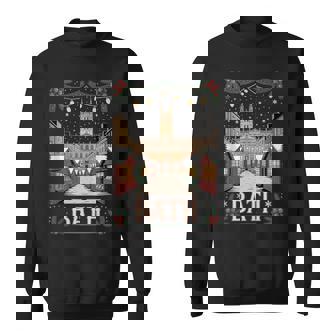 Bath England European Christmas Market Fun Family Tank Top Sweatshirt Unisex | Mazezy