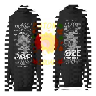 Baton Gobble Squad Turkey Thanksgiving Fall Sweatshirt Unisex | Mazezy