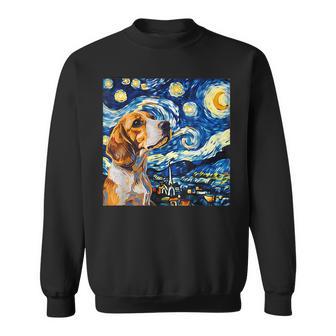 Beagle Dog Van Gogh Style Starry Night Sweatshirt - Thegiftio UK