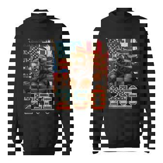 Bear USA 4th Of July American Flag Patriotic Tank Top Sweatshirt Unisex | Mazezy