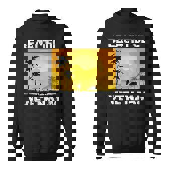 Beautiful Vietnam Vietnamese Farmers Rice Fields Viet Pride Sweatshirt Unisex | Mazezy