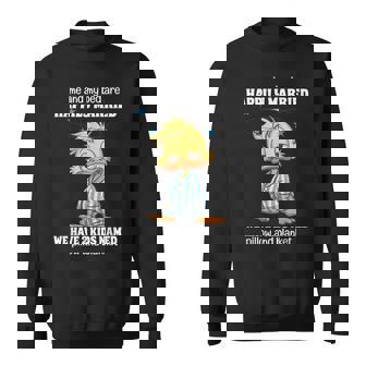 Me And My Bed Are Happily Married We Have 2 Kids Named Sweatshirt Unisex | Mazezy