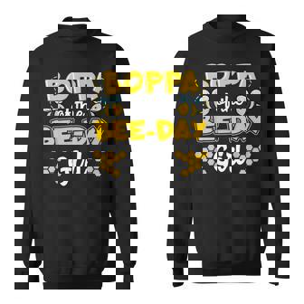 Bee Boppa Birthday Party Beekeeper Honey Family Theme Garden Sweatshirt Unisex | Mazezy