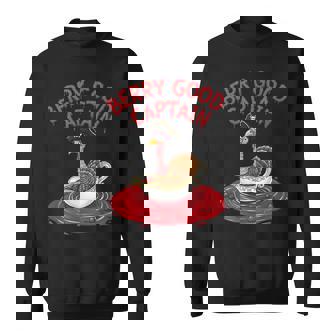 Berry Good Captain Thanksgiving Turkey Cranberry Sauce Lover Sweatshirt Unisex | Mazezy