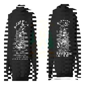 Bethpage State Park New York NY Hiking Raccoon Sweatshirt Unisex | Mazezy