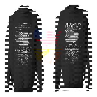 Bhutan USA Proud Of Both Countries Bhutmerican Sweatshirt Unisex | Mazezy