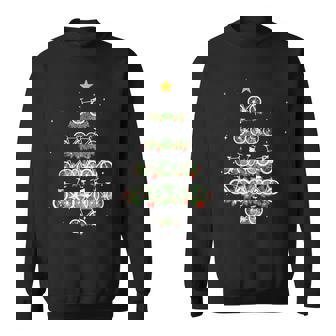 Bicycle Xmas Tree Ornaments Bike Rider Christmas Cycling Sweatshirt Unisex | Mazezy