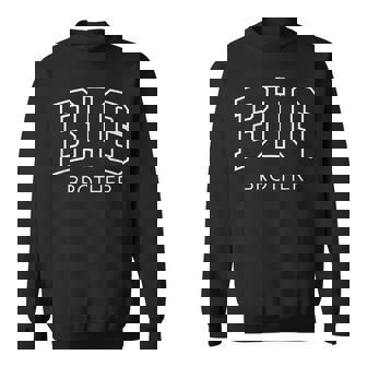 Big Brother Athletic Lettering Siblings Older Bro Sweatshirt | Mazezy