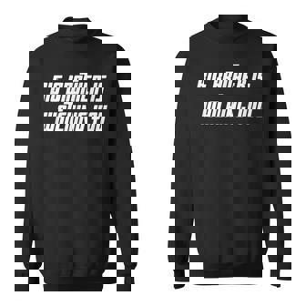 Big Brother Is Watching You ホワイト ボールド 1984 オーウェル 引用 スウェットシャツ - Kawaiitshirt