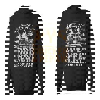 Big Rig Semi Truck Pepaw Humor Proud Trucking Dads Sweatshirt Unisex | Mazezy