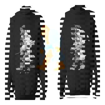 Bigfoot Doctor Sasquatch Medical Humor Cartoon Sweatshirt Unisex | Mazezy