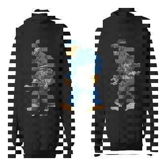 Bigfoot Mechanic Garage Engine Repair Sasquatch Sweatshirt Unisex | Mazezy