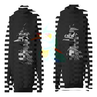 Bird Of Paradise Papua New Guinea Flag Sunglasses Sweatshirt Unisex | Mazezy