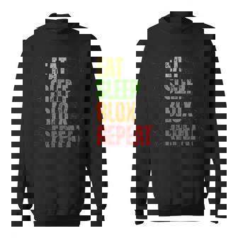 Blox Gaming Tee Eat Sleep Blox Repeat Kids Gaming Tank Top Sweatshirt Unisex | Mazezy