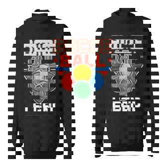 Bocce Ball Legend Bocce Player Boccia Italy Boules Bocce Sweatshirt Unisex | Mazezy