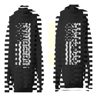 Bonus Dad Step-Dad Stepdad Father's Day Sweatshirt Unisex | Mazezy