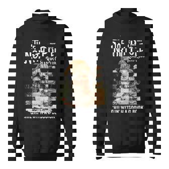 Bookish Christmas North Pole Book Club Snowman Book Worm Sweatshirt | Mazezy