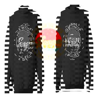 Boppa The Man The Myth The Legend Vintage Retro For Grandpa Sweatshirt Unisex | Mazezy