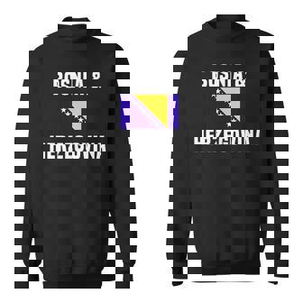 Bosnia And Herzegovina Flag Pocket Sweatshirt Unisex | Mazezy