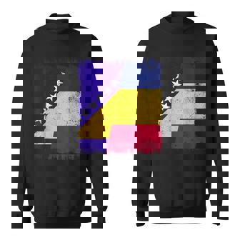 Bosnia And Herzegovina Romania Half Flag Bosnian Romanian Sweatshirt Unisex | Mazezy