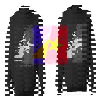 Bosnia And Herzegovina Vietnam Half Flag Sweatshirt Unisex | Mazezy