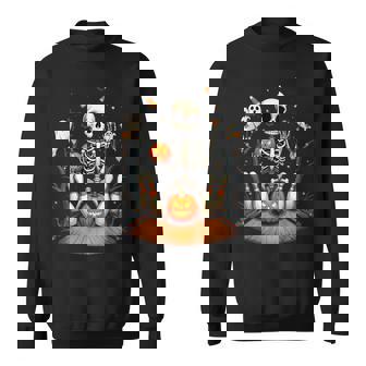 Bowlergeist Halloween Bowling Bowlers Spooky Ten Pin Sweatshirt Unisex | Mazezy