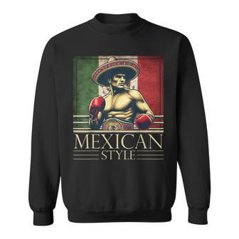 Boxeo México Mexicano Estilointage Bandera De Boxeo México Camisa de entrenamiento - Regaloses