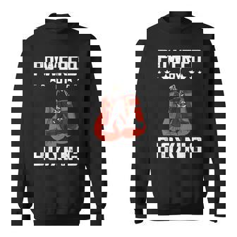 Boxing Gloves Powered By Boxing Boxer Kickboxer Boxing Tank Top Sweatshirt Unisex | Mazezy