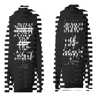 Boyfriend Fiance Husband 2026 Just Married Wedding Honeymoon Sweatshirt - Thegiftio