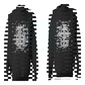 Brain Anatomy Snowflake Neuro Crew Nurse Neurology RN Xmas Sweatshirt Unisex | Mazezy