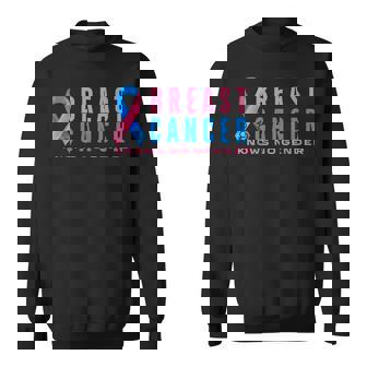 Breast Cancer Awareness Pink Blue Male Breast Cancer Sweatshirt | Mazezy